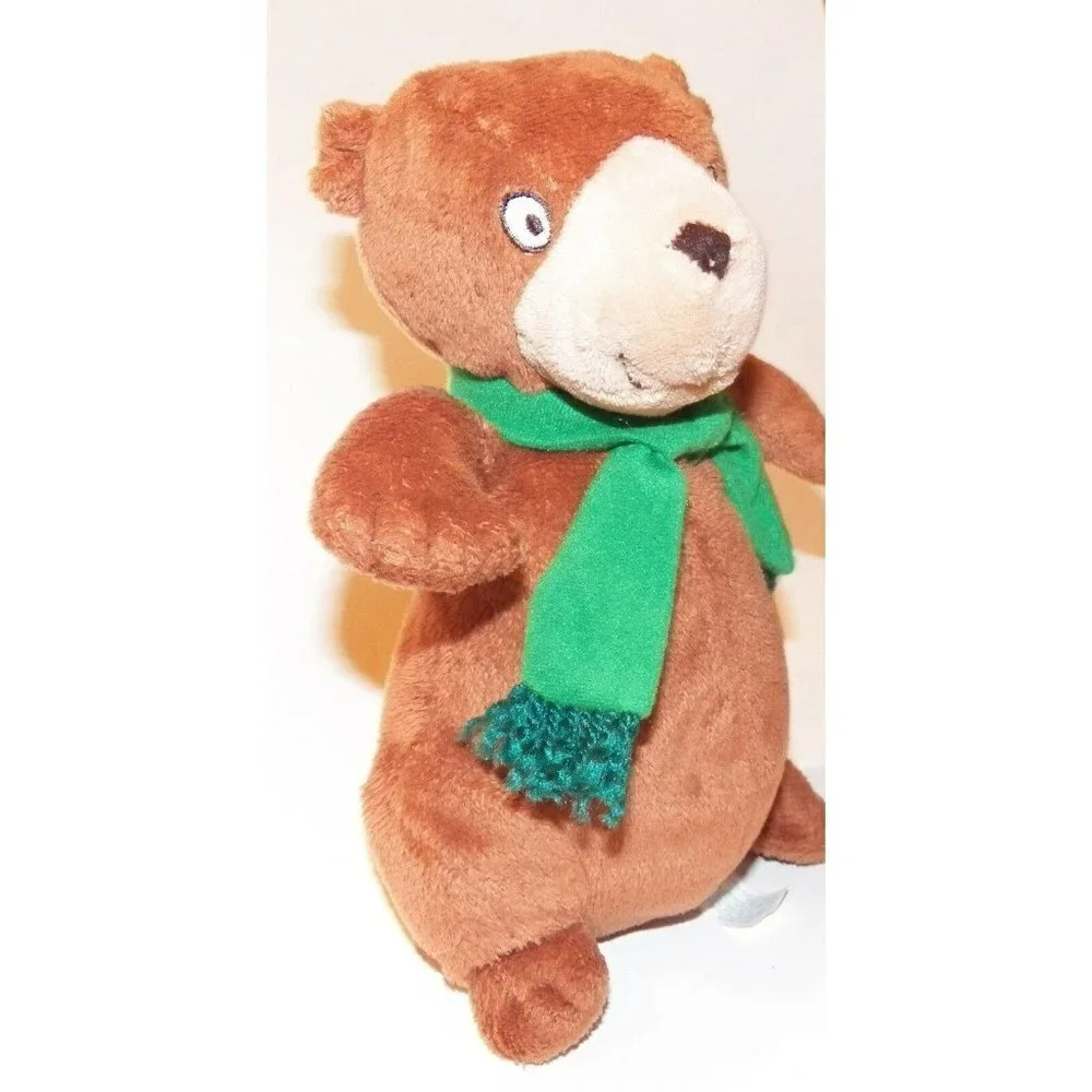You're All My Favorite Bear Green Scarf Plush Stuffed Animal Kohl Care McBratney